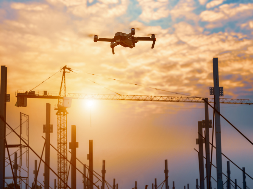 drone in crane inspections